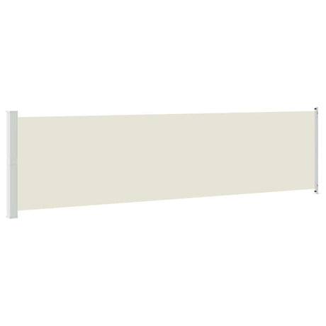 Écran de jardin vidaxl extensible 600x160 cm crème