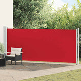 Écran de jardin vidaxl extensible 600x160 cm rouge