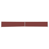 Écran de jardin vidaxl extensible 140x1200 cm brun