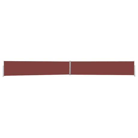 Écran de jardin vidaxl extensible 140x1200 cm brun