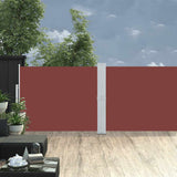 Écran de jardin vidaxl extensible 140x1200 cm brun
