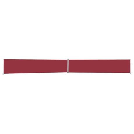 Écran de jardin vidaxl extensible 140x1200 cm rouge