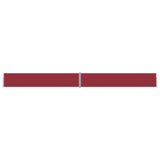 Écran de jardin vidaxl extensible 140x1200 cm rouge