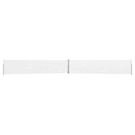 Écran de jardin Vidaxl extensible 170x1200 cm crème