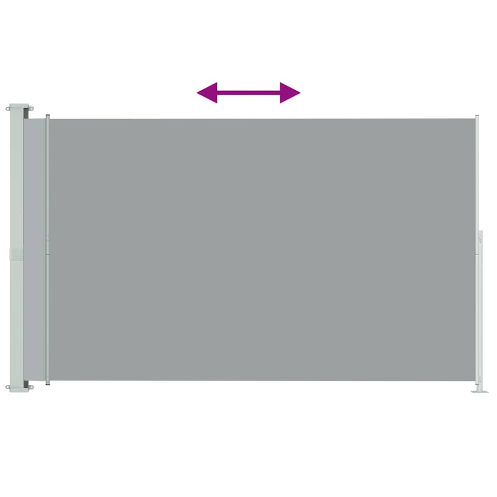 VidaXL Garden screen Extendable 180x300 cm Gray