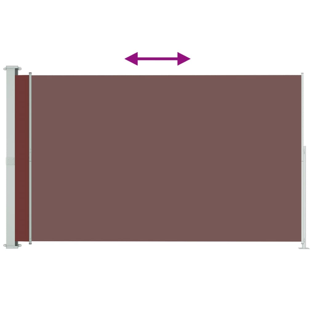 VidaXL Garden screen Extendable 180x300 cm brown