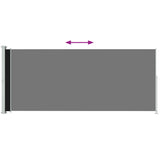 VidaXL Garden screen Extendable 180x500 cm Black