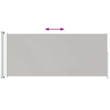 VidaXL Garden screen Extendable 180x500 cm Cream -colored