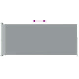 Écran de jardin vidaxl extensible 180x500 cm gris