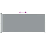 VidaXL Garden screen Extendable 180x500 cm Gray