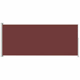 Écran de jardin vidaxl extensible 180x500 cm brun