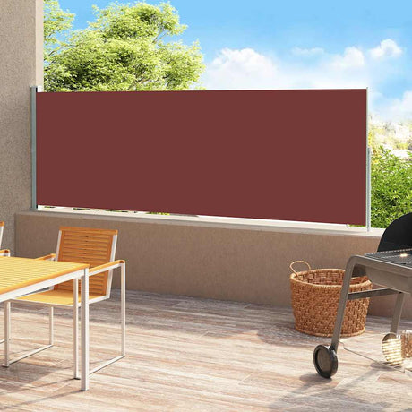 Écran de jardin vidaxl extensible 180x500 cm brun