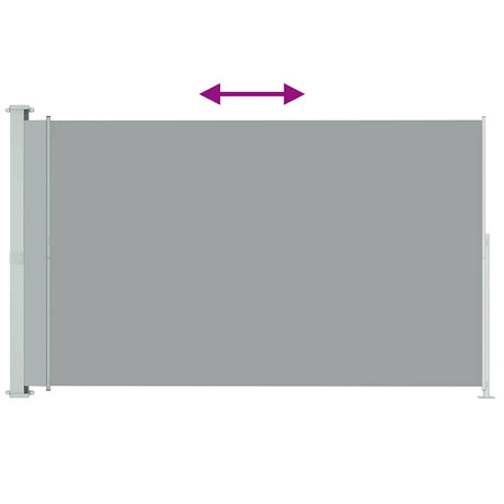 Écran de jardin vidaxl extensible 200x300 cm gris