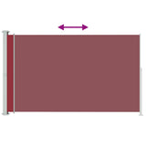 Écran de jardin vidaxl extensible 200x300 cm rouge