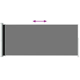 VidaXL Garden screen Extendable 200x500 cm Black