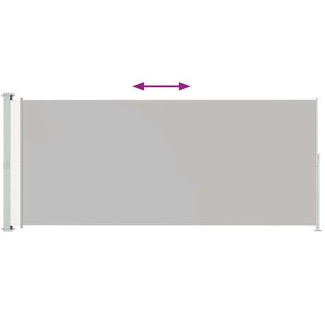 Écran de jardin vidaxl extensible 200x500 cm crème