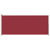 Écran de jardin vidaxl extensible 200x500 cm rouge