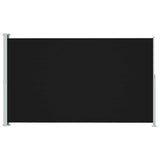 Écran de jardin vidaxl extensible 220x300 cm noir