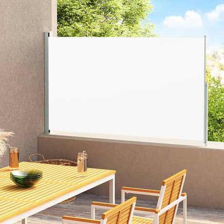 Écran de jardin vidaxl extensible 220x300 cm crème
