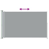 Écran de jardin vidaxl extensible 220x300 cm gris