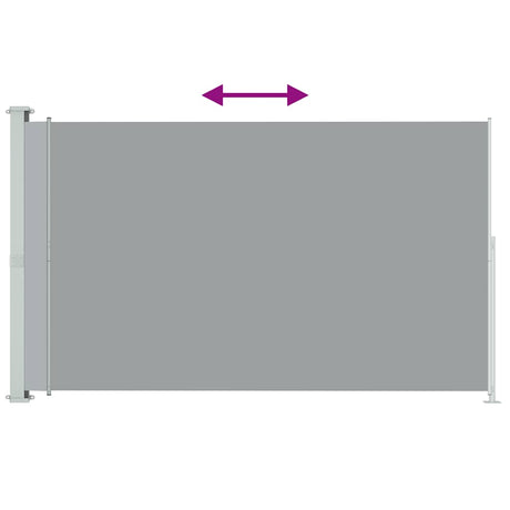 Écran de jardin vidaxl extensible 220x300 cm gris