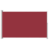 Écran de jardin vidaxl extensible 220x300 cm rouge