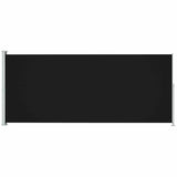 Écran de jardin vidaxl extensible 220x500 cm noir