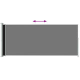 VidaXL Garden screen Extendable 220x500 cm Black