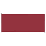 Écran de jardin vidaxl extensible 220x500 cm rouge