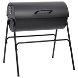 Vidaxl Barbecue gras avec 2 grilles de cuisson 80x95x90 cm en acier noir