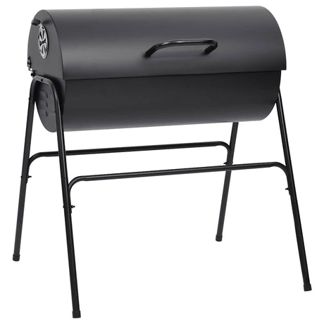 Vidaxl Barbecue gras avec 2 grilles de cuisson 80x95x90 cm en acier noir