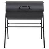 Vidaxl Barbecue gras avec 2 grilles de cuisson 80x95x90 cm en acier noir