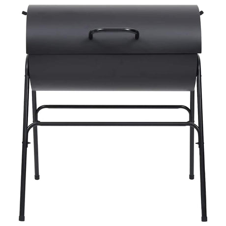 Vidaxl Barbecue gras avec 2 grilles de cuisson 80x95x90 cm en acier noir