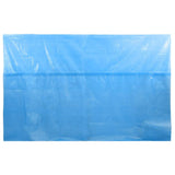 Couverture de piscine vidaxl rectangulaire 600x400 cm PE bleu