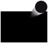 Vidaxl Pool Foil Solar Floating 600x400 cm PE noir et bleu