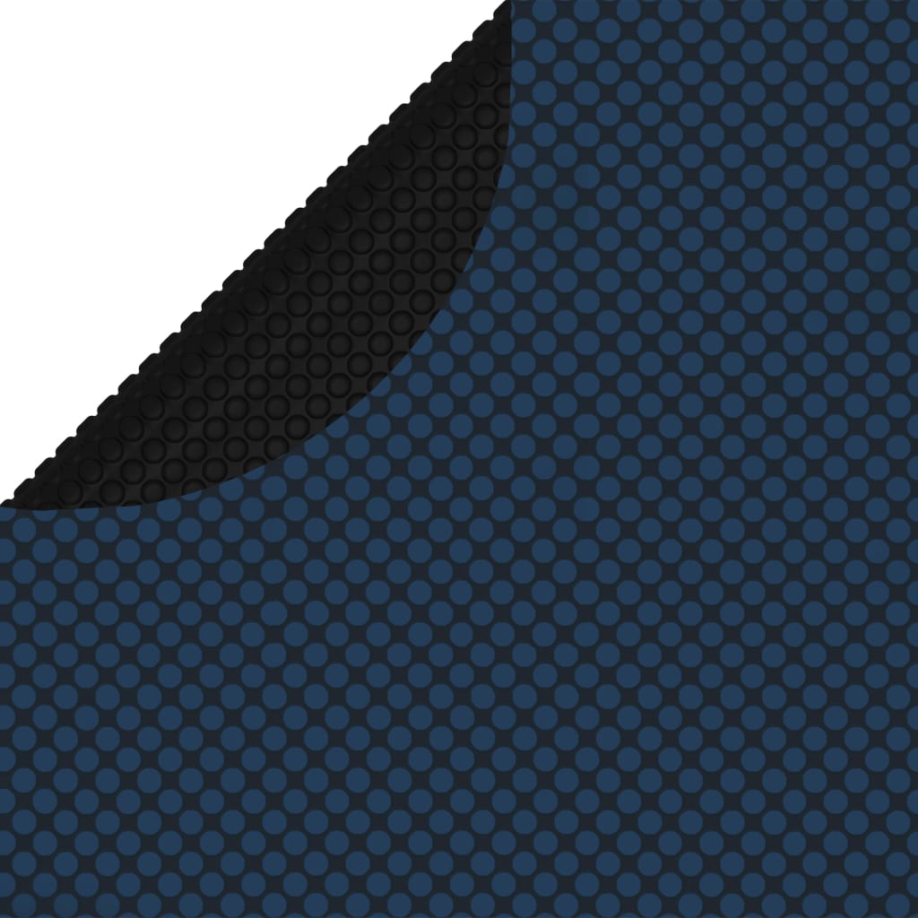 Vidaxl Pool Foil solaire flottant 210 cm PE noir et bleu