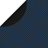 Vidaxl Pool Foil solaire flottant 210 cm PE noir et bleu