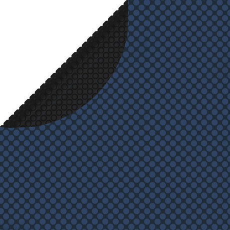Vidaxl Pool Foil Solar Floating 417 cm PE noir et bleu