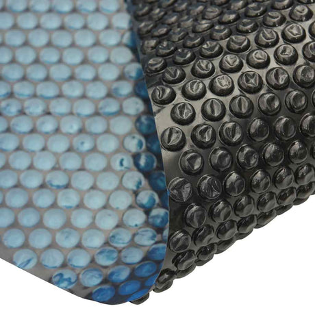 Vidaxl Pool Foil Solar Floating 450x220 cm PE noir et bleu