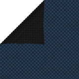 Vidaxl Pool Foil Solar Floating 400x200 cm PE noir et bleu
