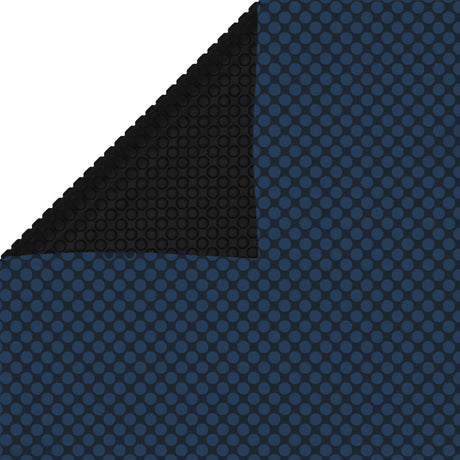 Vidaxl Pool Foil Solar Floating 400x200 cm PE noir et bleu