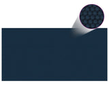 Vidaxl Pool Foil solaire flottant 975x488 cm PE noir et bleu
