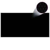 Vidaxl Pool Foil solaire flottant 975x488 cm PE noir et bleu