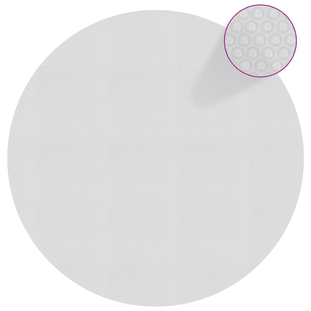 Vidaxl Pool Foil Solar Floating 417 cm PE Gray