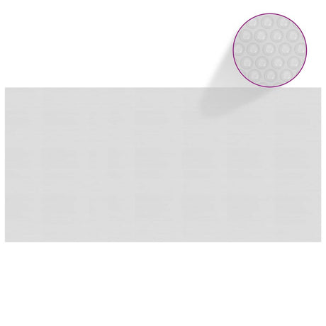 Vidaxl Pool Foil Solar Floating 450x220 cm PE Gray