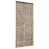 Vidaxl Fly Curtain 90x220 cm CHENILLE BEIGE ET BRORN