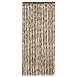 Vidaxl Fly Curtain 90x220 cm CHENILLE BEIGE ET BRORN