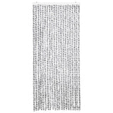Vidaxl Fly Curtain 90x220 cm CHENILLE clair et gris foncé
