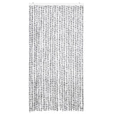 Vidaxl Fly Curtain 100x220 cm CHENILLE clair et gris foncé