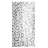 Vidaxl vliegengordijn 100x220 cm chenille licht- en donkergrijs